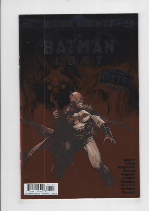 Batman: Lost 1 Regular Olivier Coipel & Dave Stewart Foil-Stamped Cover