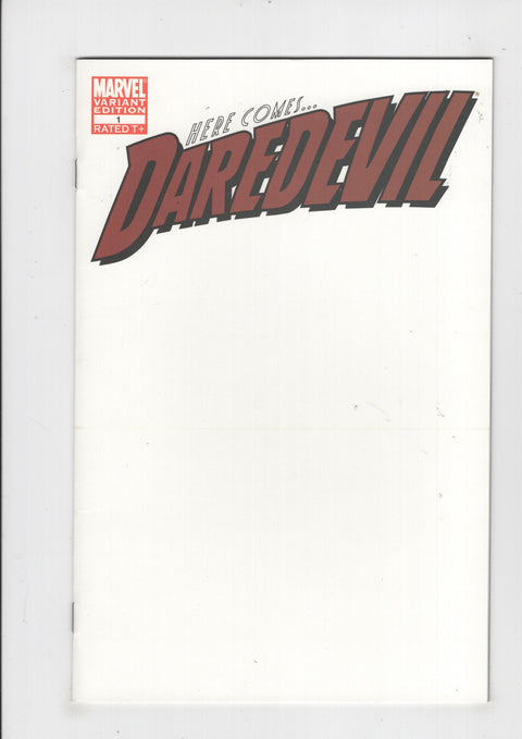 Daredevil, Vol. 3 1 Blank Cover Variant