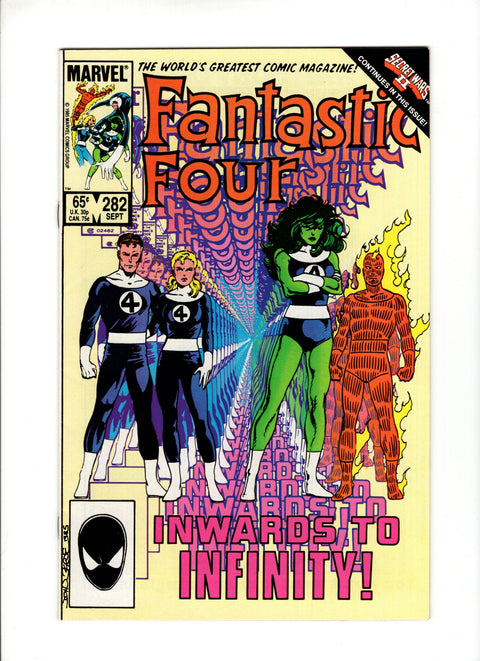 Fantastic Four, Vol. 1 #282A (1985)   Marvel Comics 1985
