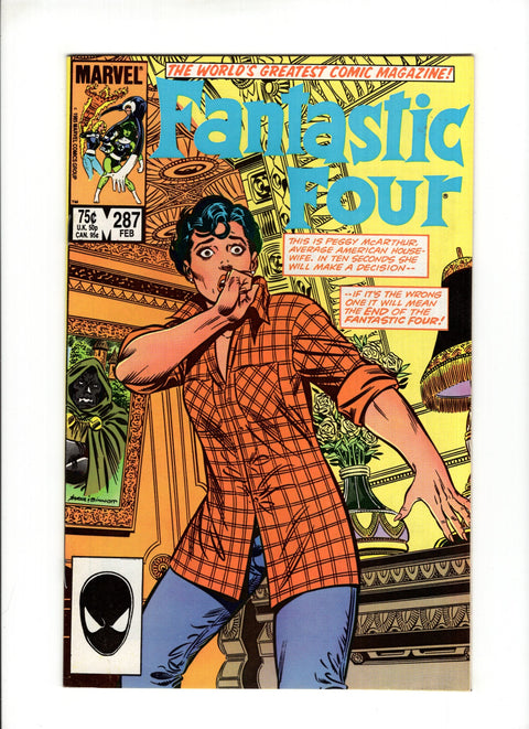Fantastic Four, Vol. 1 #287A (1986)   Marvel Comics 1986