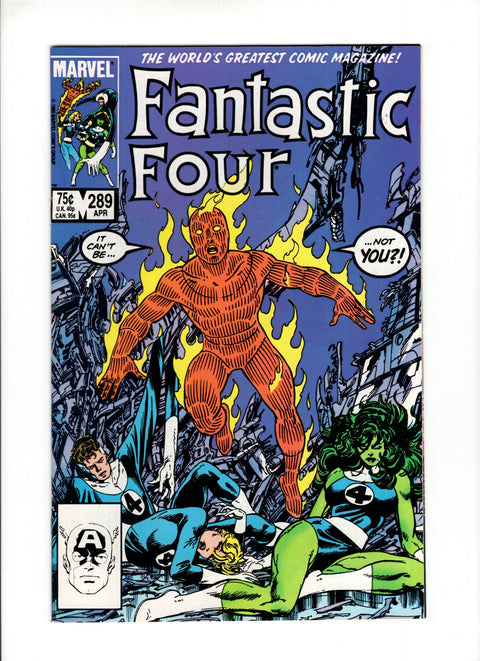 Fantastic Four, Vol. 1 #289A (1986)   Marvel Comics 1986