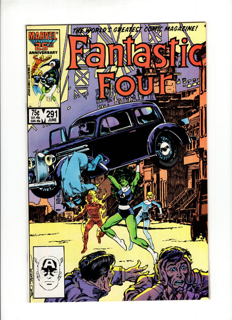 Fantastic Four, Vol. 1 #291A (1986)   Marvel Comics 1986