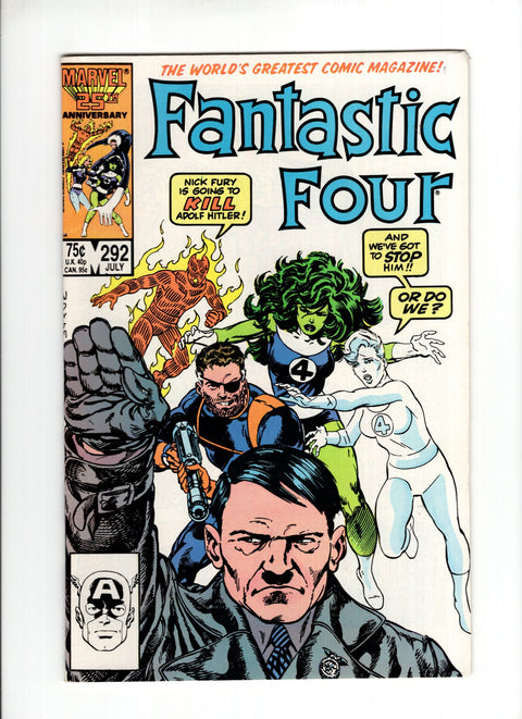 Fantastic Four, Vol. 1 #292A (1986)   Marvel Comics 1986