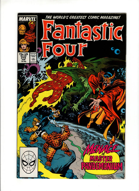 Fantastic Four, Vol. 1 #315A (1988)   Marvel Comics 1988