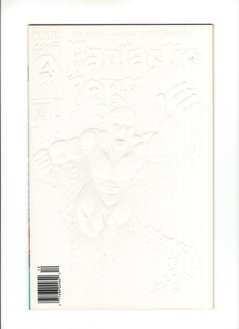 Fantastic Four, Vol. 1 #371B (1992) White Embossed Cover Newsstand White Embossed Cover Marvel Comics 1992
