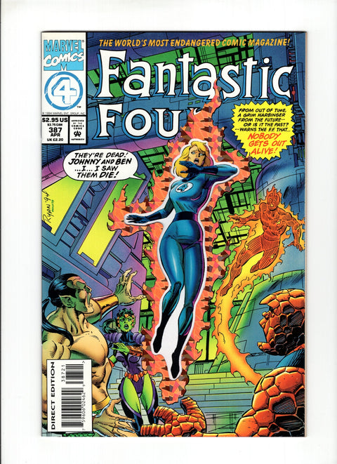 Fantastic Four, Vol. 1 #387A (1994) Holo Foil Die Cut Cover Holo Foil Die Cut Cover Marvel Comics 1994