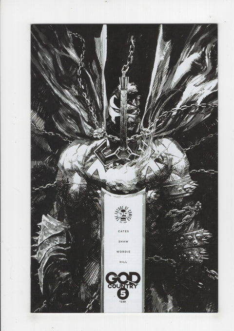 God Country 5 Variant Gerardo Zaffino Spawn Month Black & White Cover
