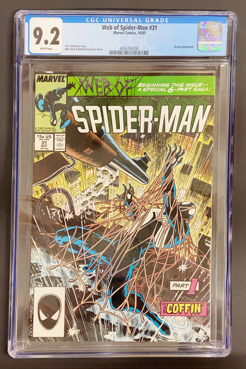 Web of Spider-Man, Vol. 1 #31A (CGC 9.2)