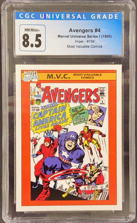 Marvel Universe Series I (1990) #136 - Avengers #4
