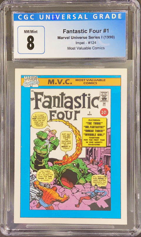 Marvel Universe Series I (1990) #124 - Fantastic Four #1