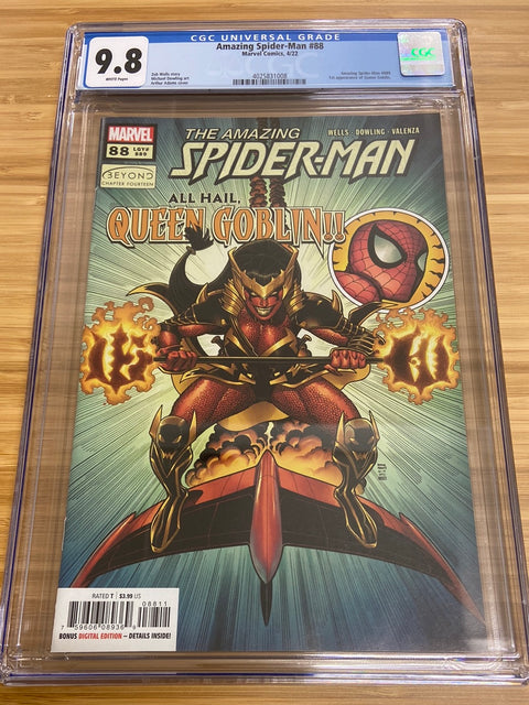 The Amazing Spider-Man, Vol. 5 #88 (CGC 9.8) (2022) 1st Queen Goblin