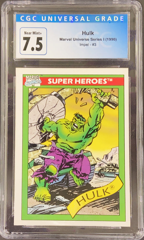 Marvel Universe Series I (1990) #3 - Hulk