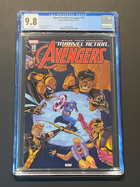Marvel Action: Avengers #10 (CGC 9.8) (2020) 1st Yellow Hulk