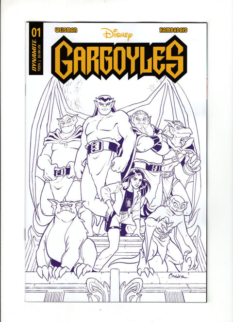 Gargoyles (Dynamite) #1ZI 1:10 Amanda Conner Purple Line Art Variant