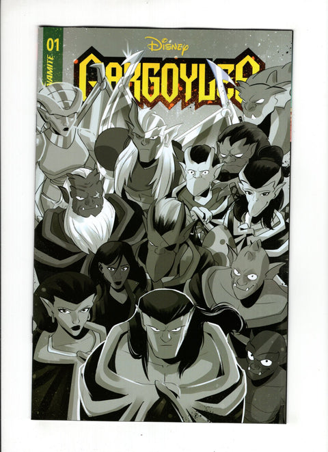 Gargoyles (Dynamite) #1ZG 1:10 George Kambadais B&W Variant