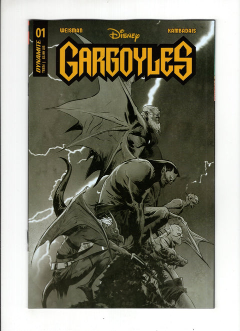 Gargoyles (Dynamite) #1ZE 1:10 Jae Lee B&W Variant