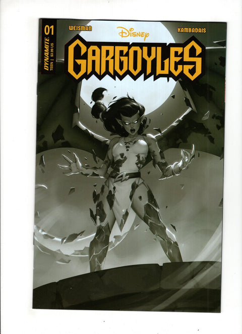 Gargoyles (Dynamite) #1ZH 1:10 Leirix Li B&W Variant