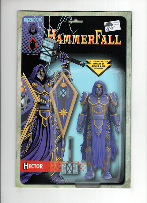 Hammerfall (Opus Comics) #1B 1:5 Action Figure Variant
