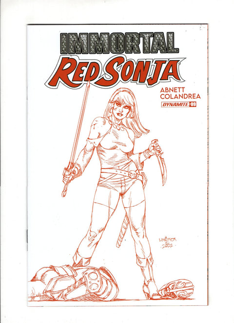 Immortal Red Sonja #9N 1:10 Linsner Red Sketch