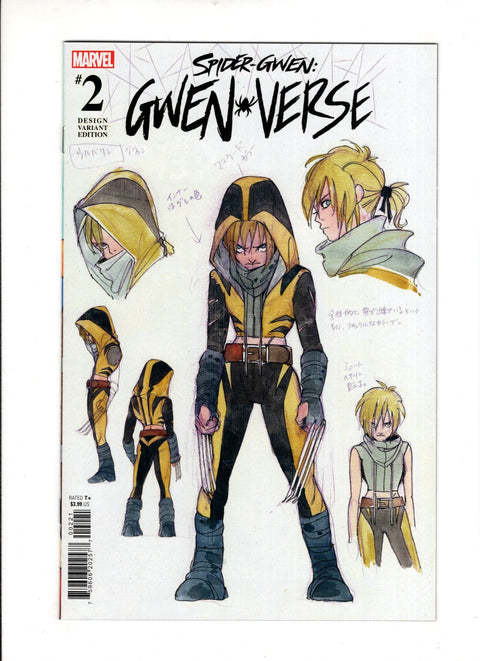 Spider-Gwen: Gwenverse #2B 1:100 Peach Momoko Design Variant Cover