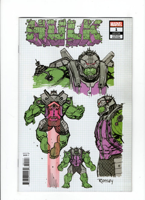 Hulk, Vol. 3 #1K Ottley 1:10 Design Variant