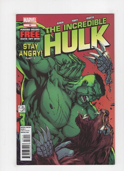 The Incredible Hulk, Vol. 3 #10A