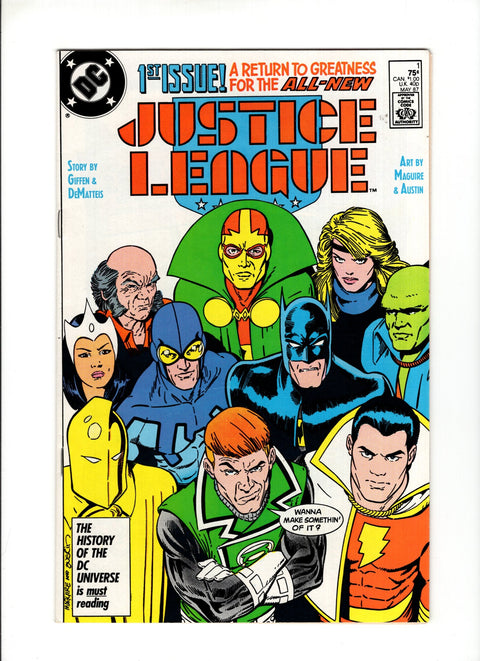 Justice League / International / America #1A (1987) 1st Maxwell Lord 1st Maxwell Lord DC Comics 1987