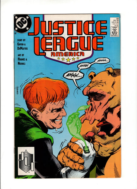 Justice League / International / America #32A (1989) Adam Hughes Cover Adam Hughes Cover DC Comics 1989