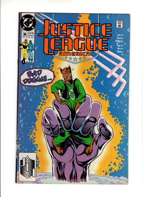 Justice League / International / America #36A (1990) Adam Hughes Cover Adam Hughes Cover DC Comics 1990