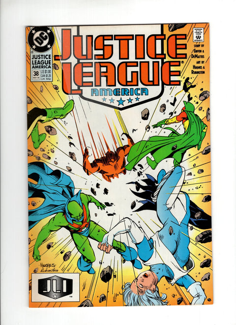 Justice League / International / America #38A (1990) Adam Hughes Cover Adam Hughes Cover DC Comics 1990