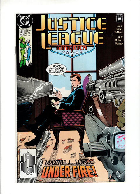 Justice League / International / America #41A (1990) Adam Hughes Cover Adam Hughes Cover DC Comics 1990