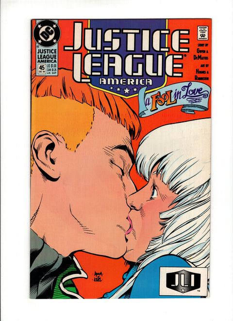 Justice League / International / America #45A (1990) Adam Hughes Cover Adam Hughes Cover DC Comics 1990