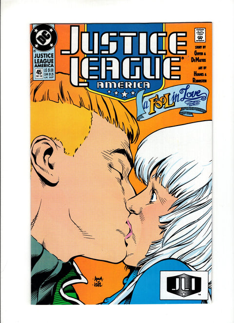 Justice League / International / America #45A (1990) Adam Hughes Cover Adam Hughes Cover DC Comics 1990
