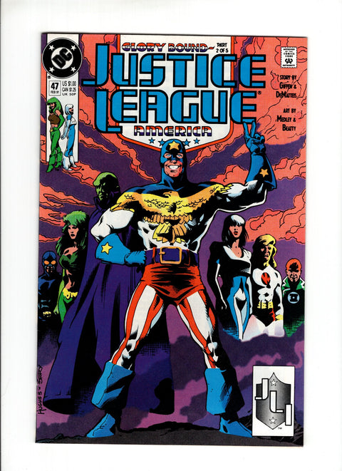 Justice League / International / America #47A (1991) Adam Hughes Cover Adam Hughes Cover DC Comics 1991