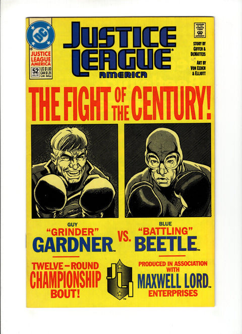 Justice League / International / America #52A (1991) Adam Hughes Cover Adam Hughes Cover DC Comics 1991