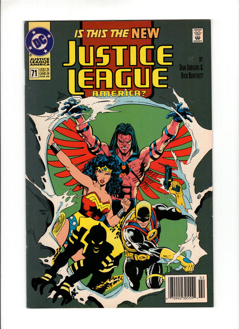 Justice League / International / America #71B (1993)  Newsstand  DC Comics 1993
