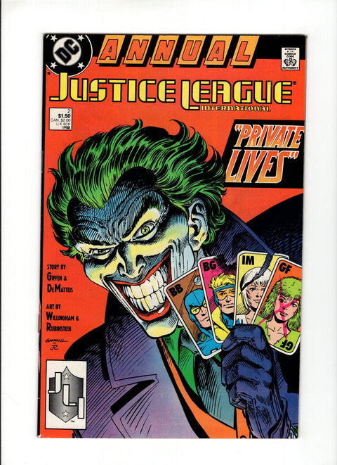 Justice League / International / America Annual #2A (1988)   DC Comics 1988