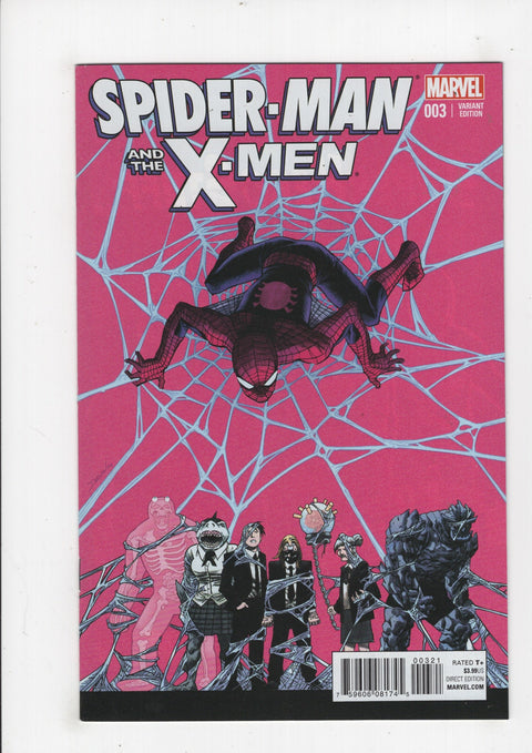 Spider-Man & The X-Men 3 Declan Shalvey variant cover